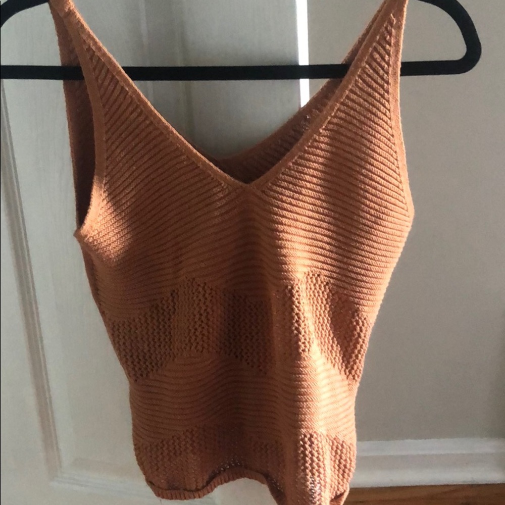 Express tank crochet style , knit